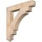 Ekena Millwork Merced Arts & Crafts Smooth Bracket, Douglas Fir, 3 1/2"W x 24"D x 24"H BKT04X24X24MRC03SDF - alternate 1